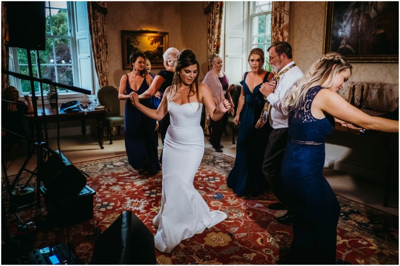 bride and grooms first dance