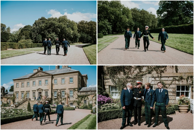 groom and his groomsmen