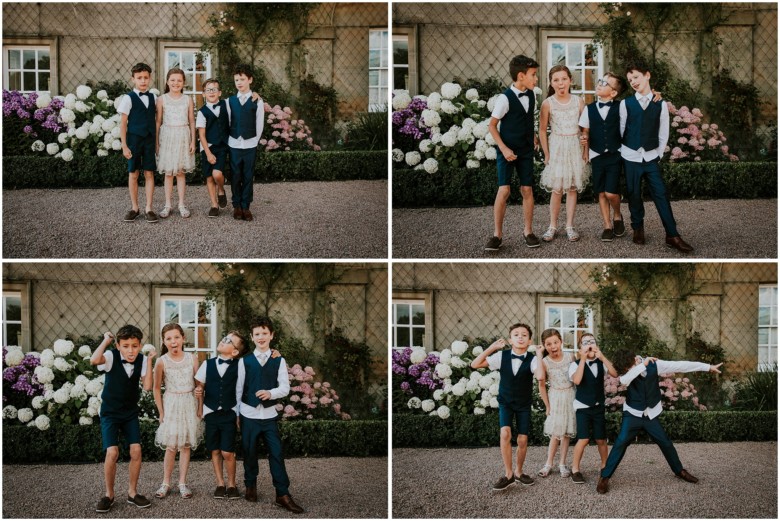 kids at a wedding