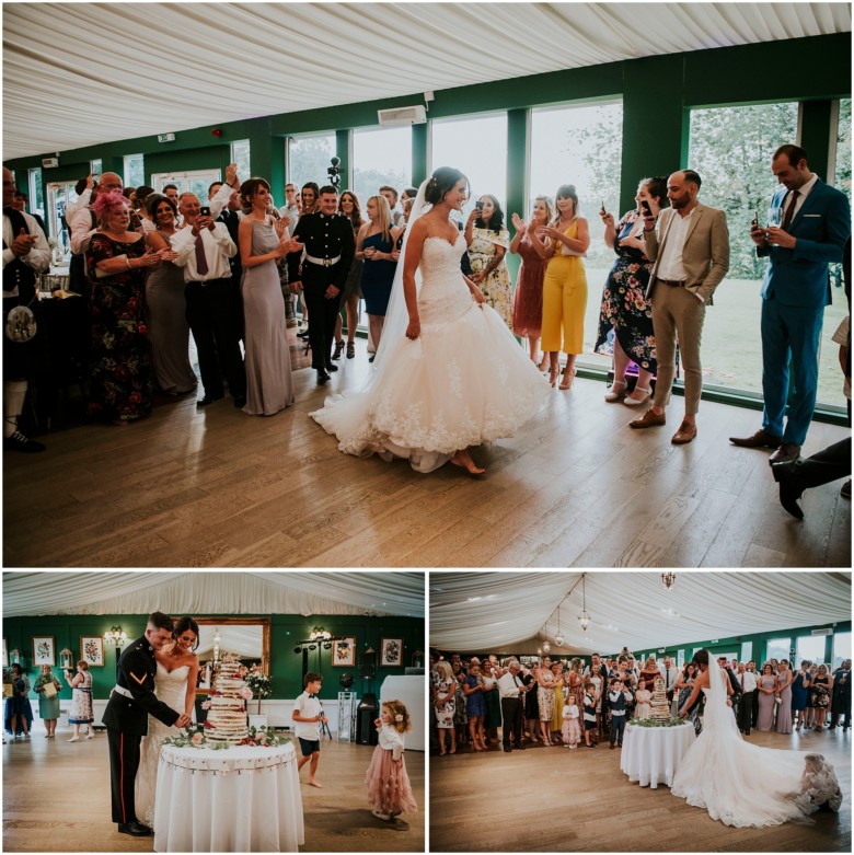 bride and groom's first dance