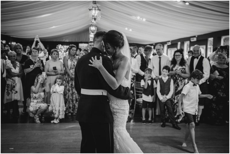 bride and groom's first dance