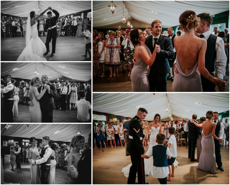 bride and groom's first dance