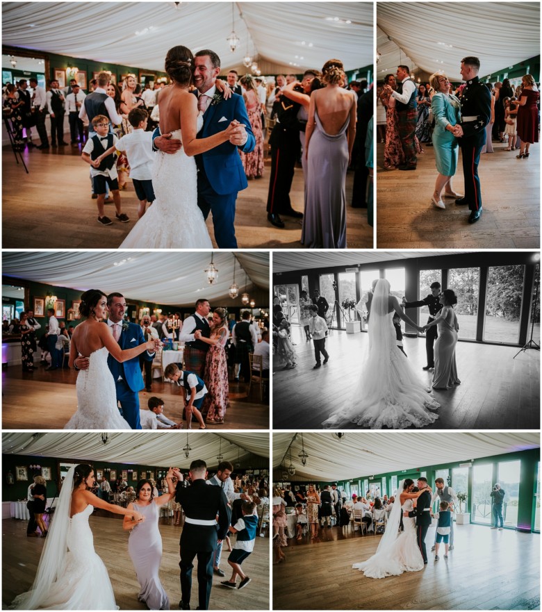 bride and groom's first dance