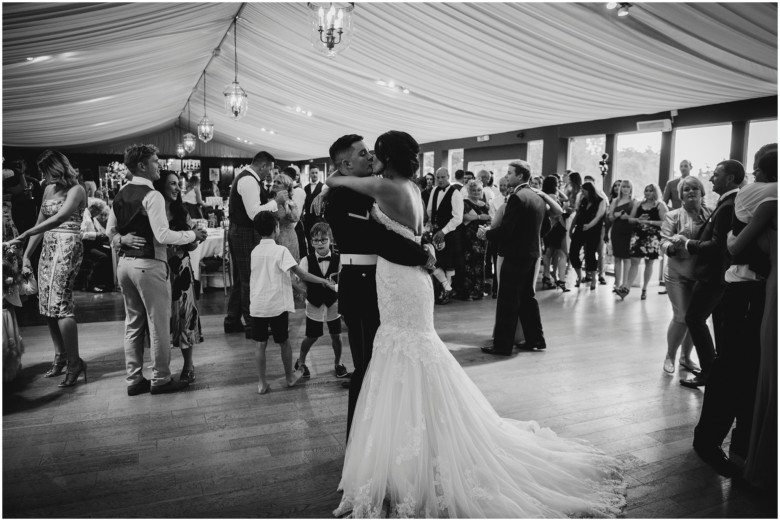 bride and groom's first dance