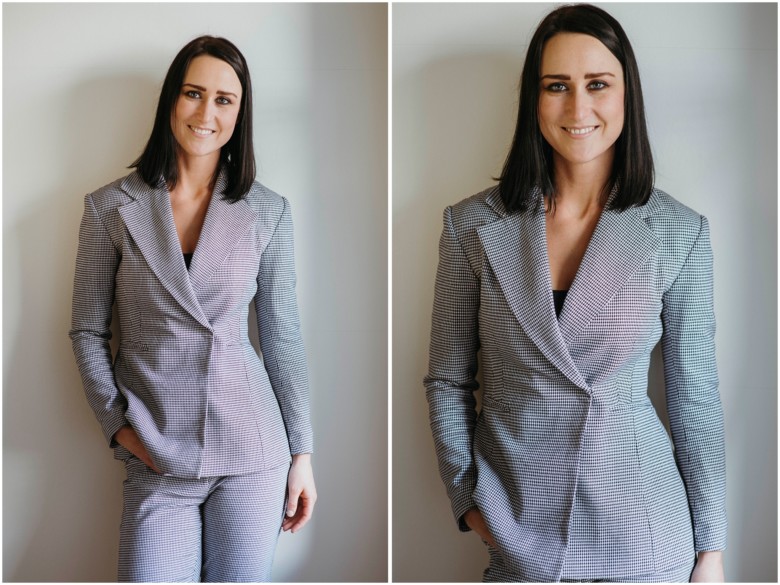 Photoshoot for a business woman