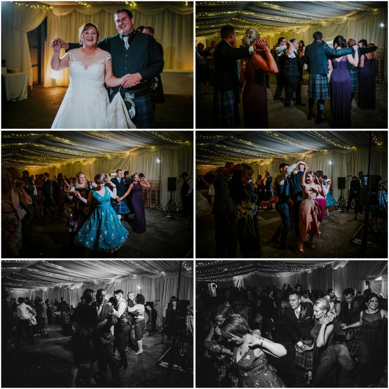 bride and grooms first dance