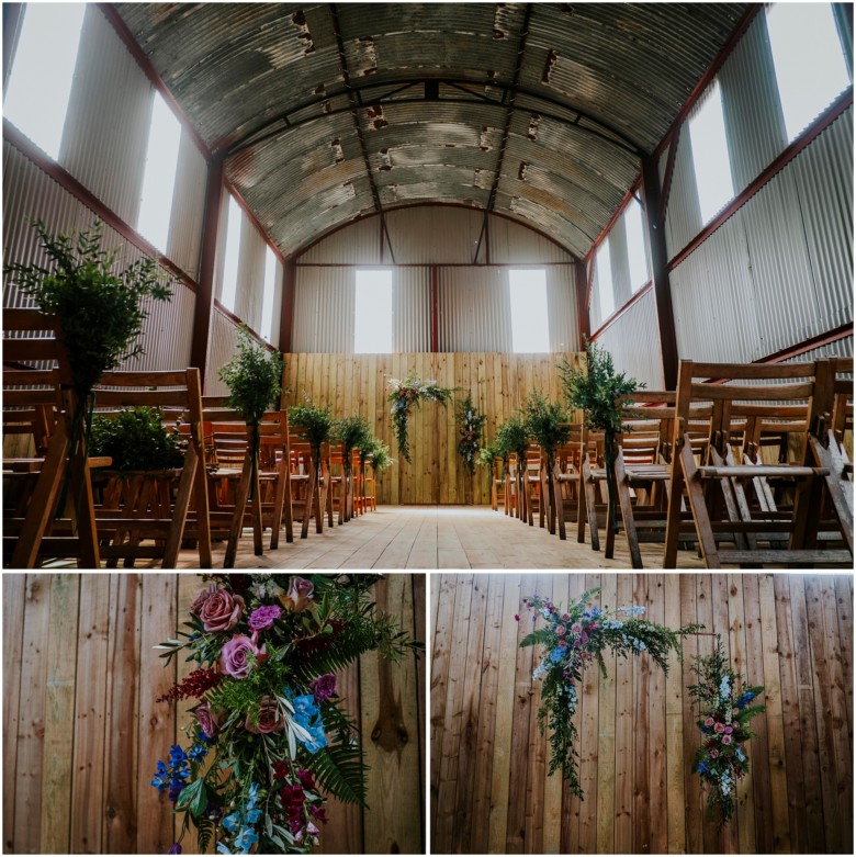 Dalduff Farm barn wedding venue