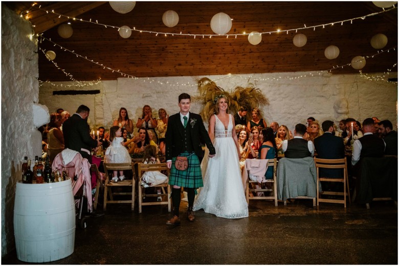 bride and groom first dance