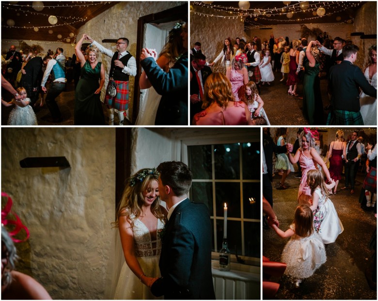 bride and groom first dance