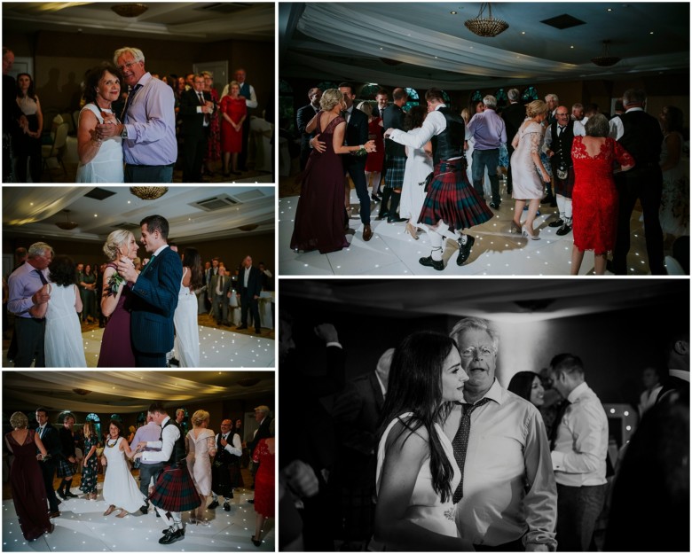 bride and groom first dance