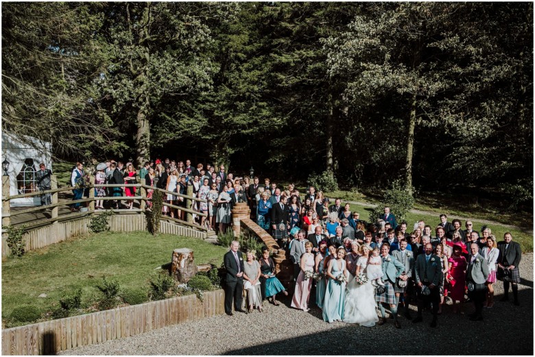 wedding group shot