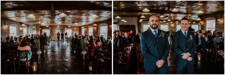 bride and groom wedding ceremony