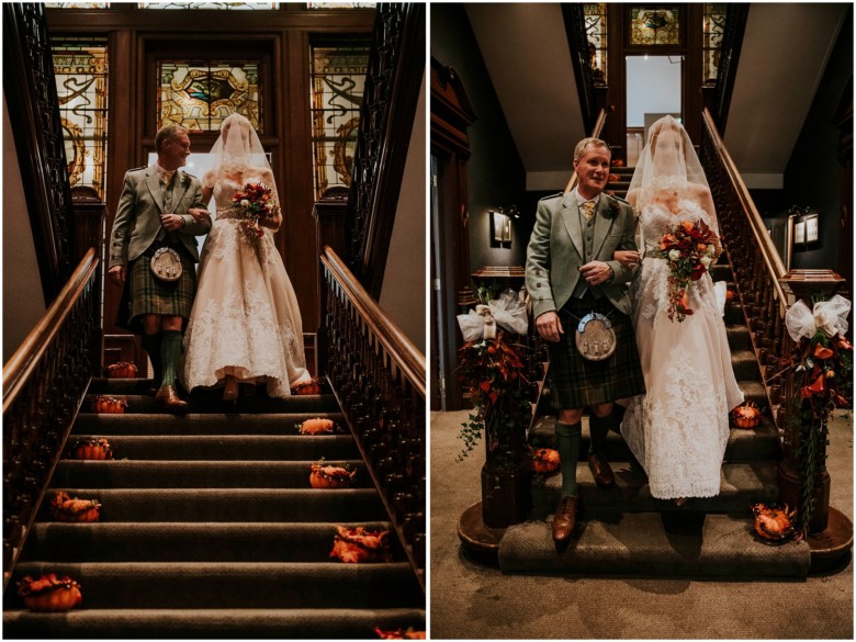 bride and her dad