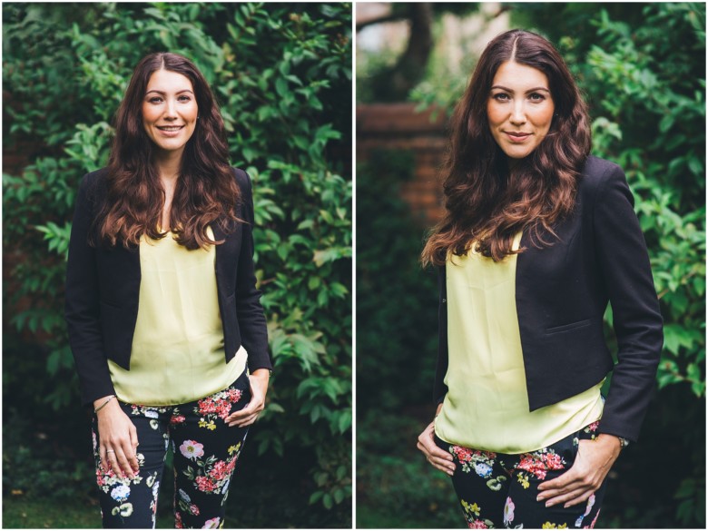 photoshoot for a female model