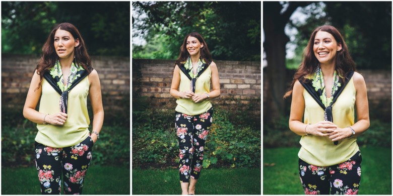 photoshoot for a female model
