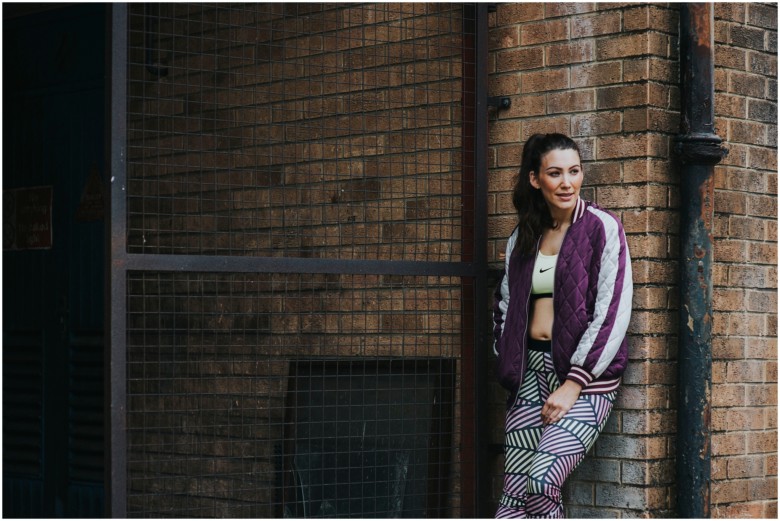 photoshoot for a female model