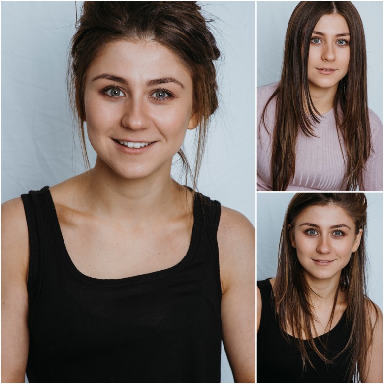 photoshoot for a female model actress