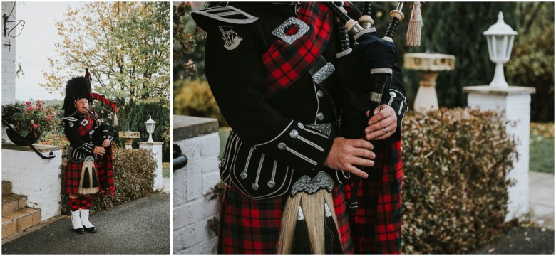 piper at a wedding