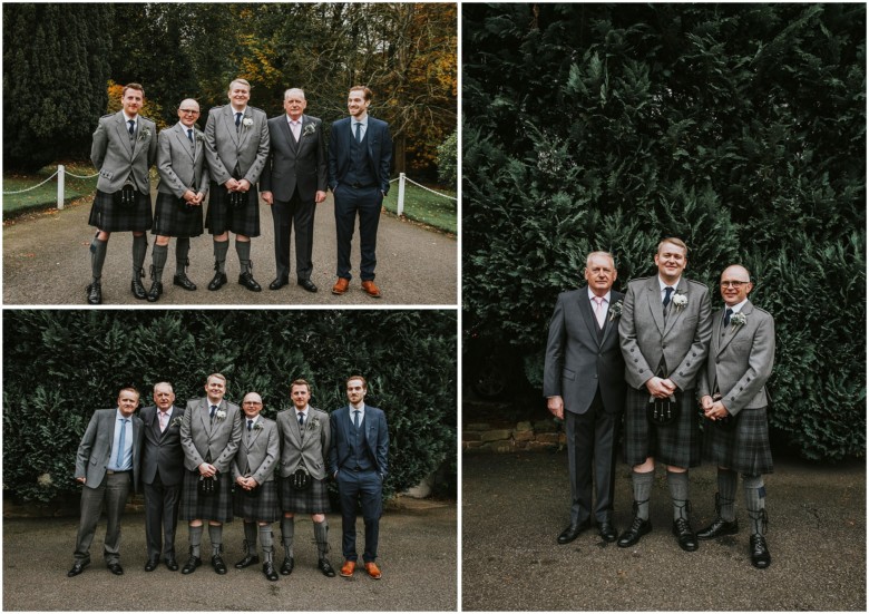 groom and his groomsmen