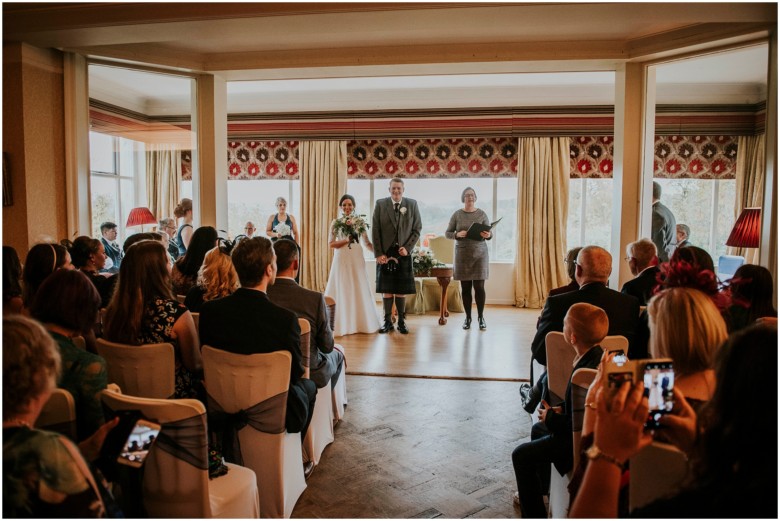 bride and groom's wedding ceremony