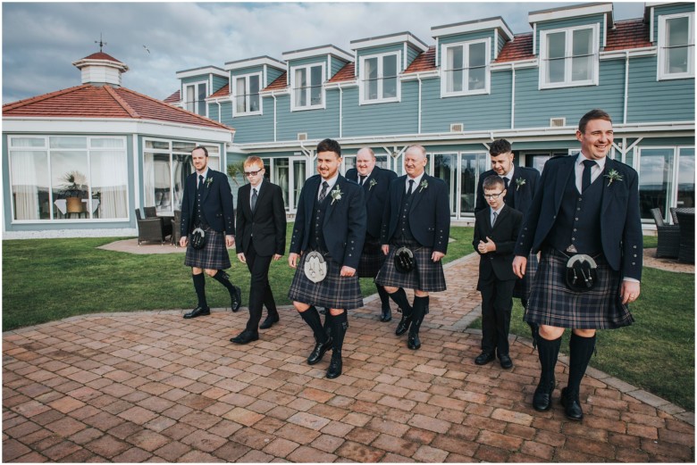 groom and his groomsmen