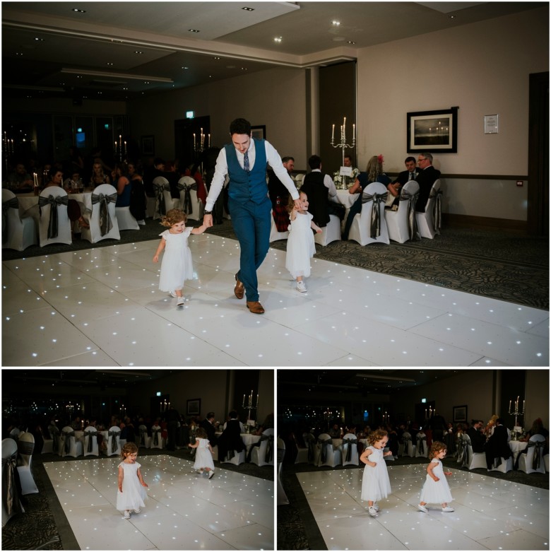 bride and grooms first dance