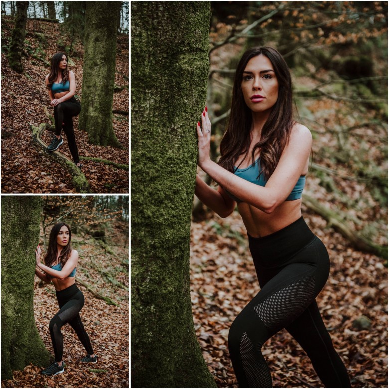Photoshoot for a fitness model