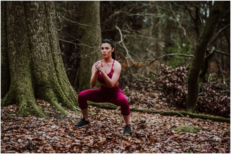 Photoshoot for a fitness model