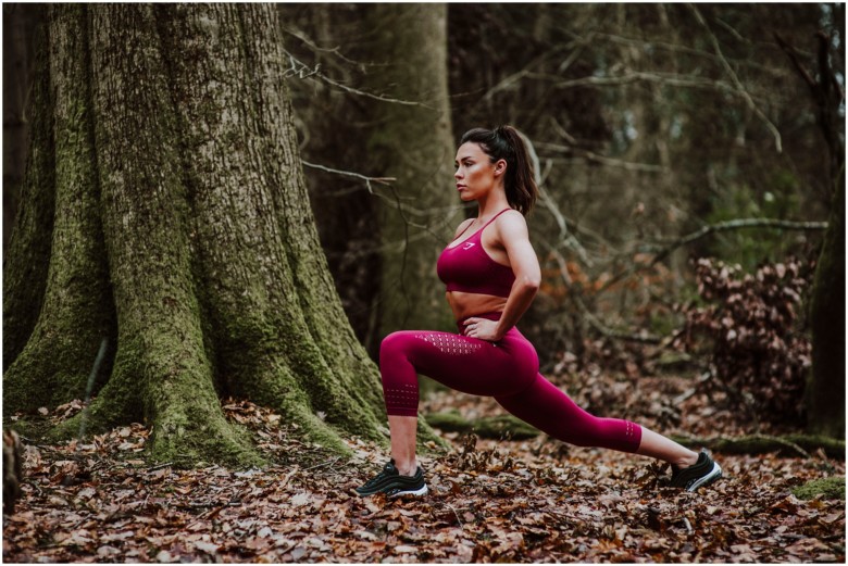 Photoshoot for a fitness model