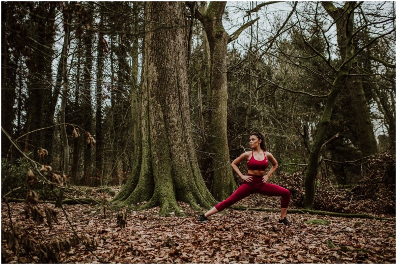 Photoshoot for a fitness model