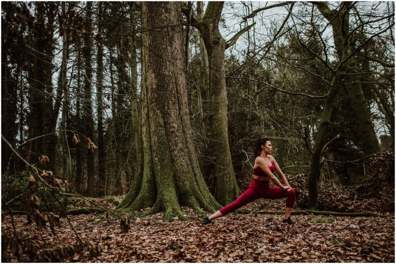 Photoshoot for a fitness model