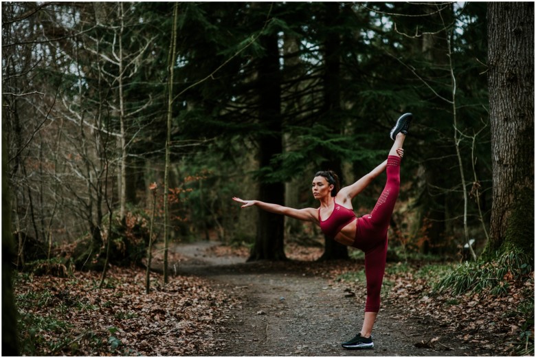 Photoshoot for a fitness model