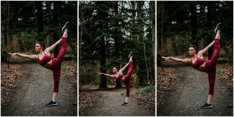 Photoshoot for a fitness model