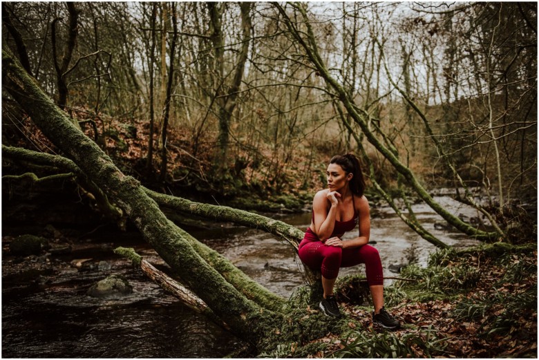 Photoshoot for a fitness model