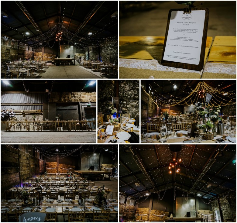 wedding venue in a rustic barn