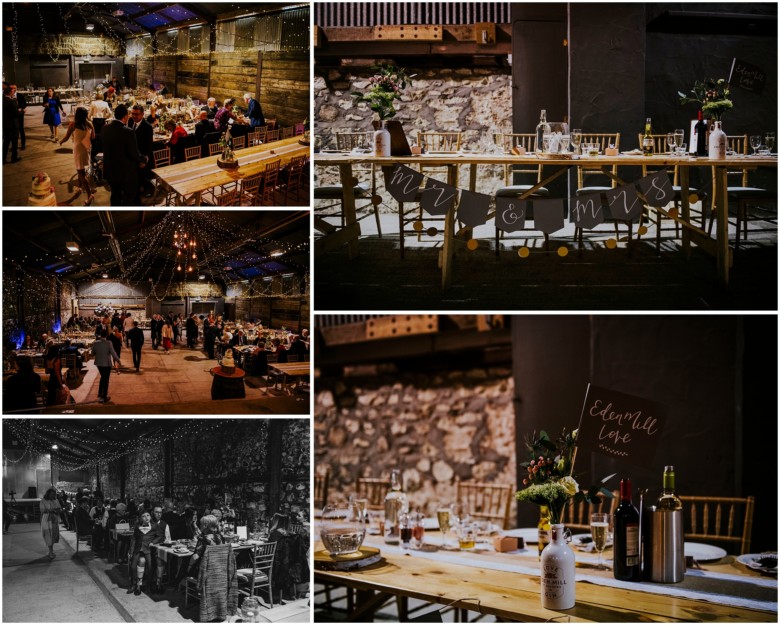 wedding venue in a rustic barn