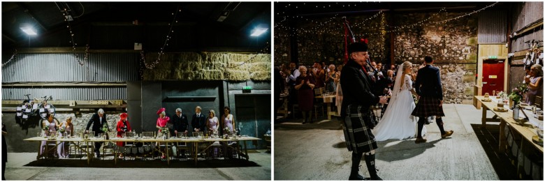 wedding venue in a rustic barn