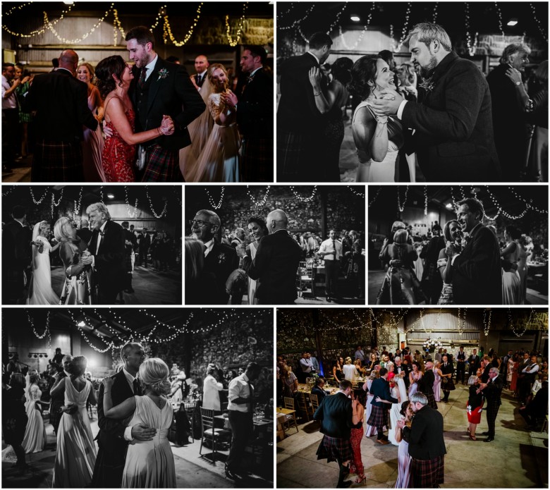 bride and groom first dance