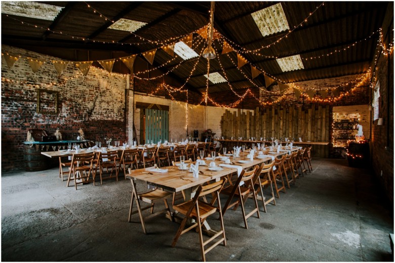 rustic barn wedding venue in Ayrshire