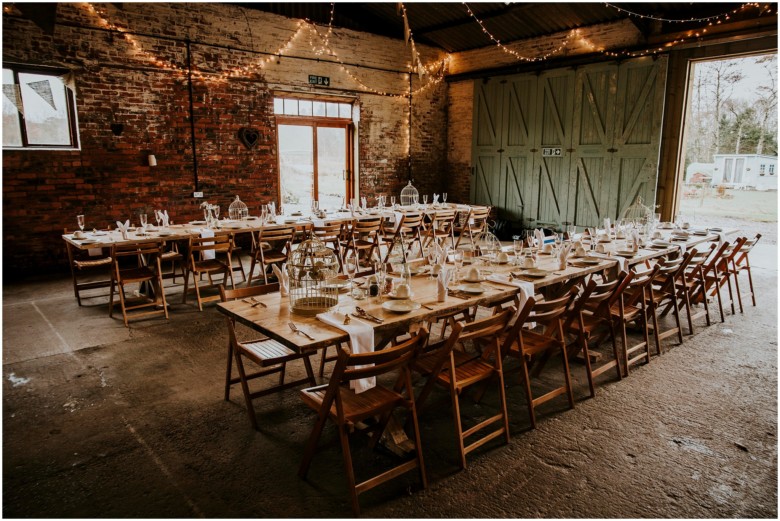 rustic barn wedding venue in Ayrshire