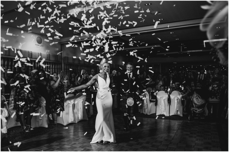 bride and groom's first dance