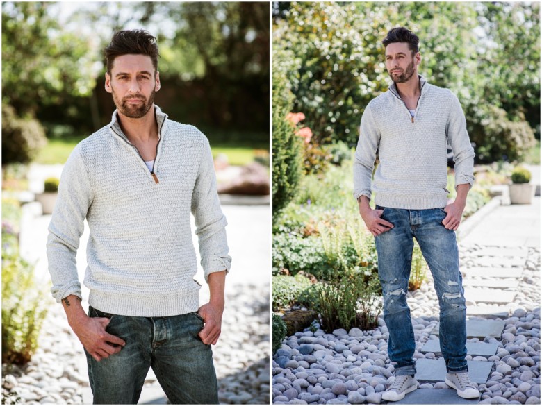 photoshoot for a male model