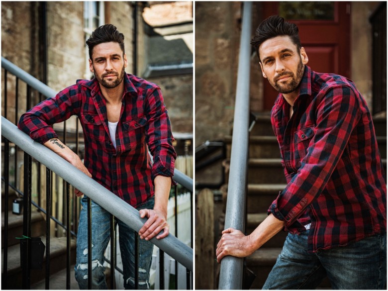 photoshoot for a male model