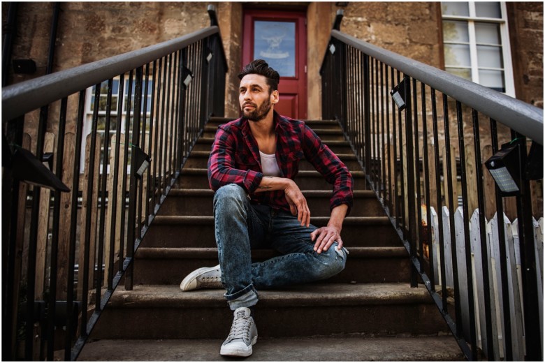 photoshoot for a male model
