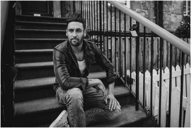 photoshoot for a male model