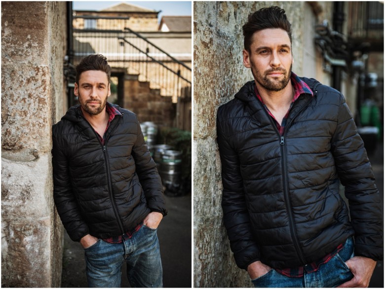 photoshoot for a male model