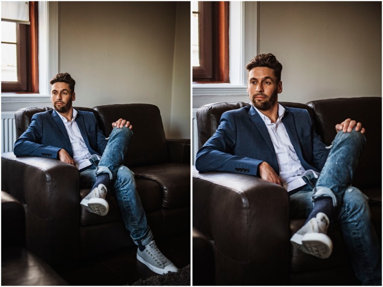 photoshoot for a male model