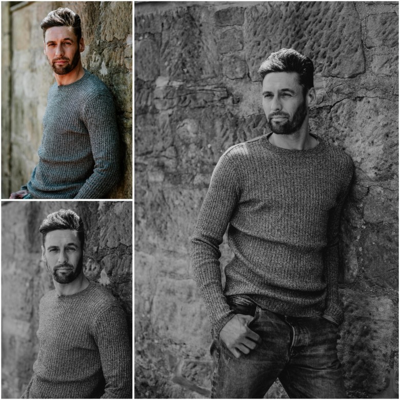 photoshoot for a male model