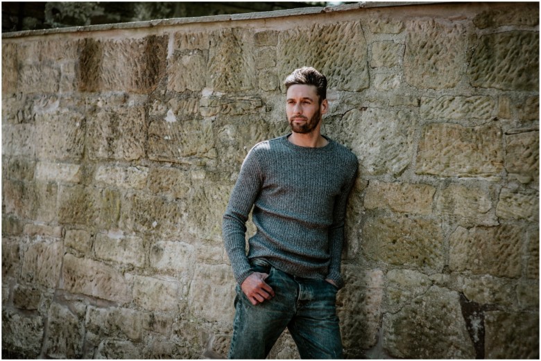 photoshoot for a male model
