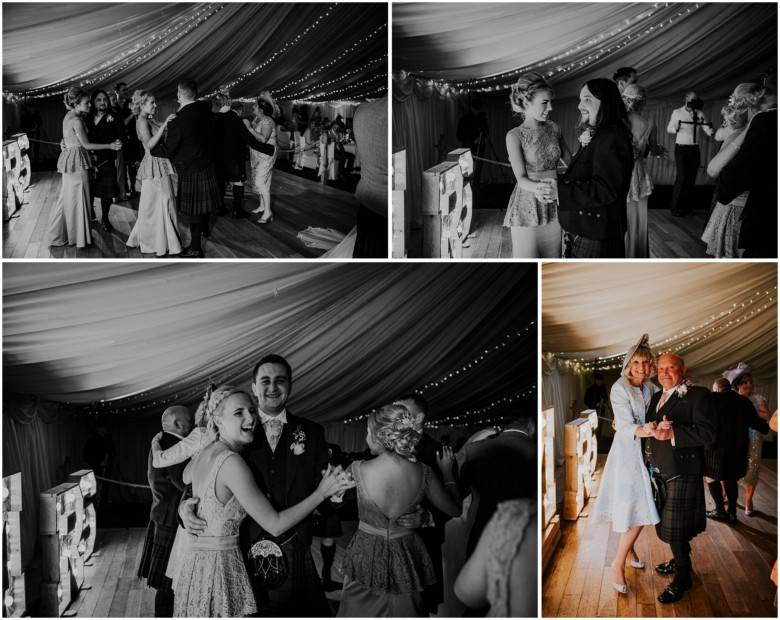 bride and groom first dance